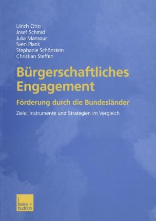 صورة الغلاف: Bürgerschaftliches Engagement 9783810037466