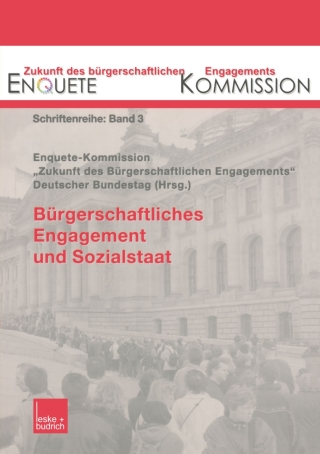 Cover image: Bürgerschaftliches Engagement und Sozialstaat 1st edition 9783810032478