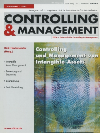 Cover image: Controlling und Management von Intangible Assets 1st edition 9783834900036