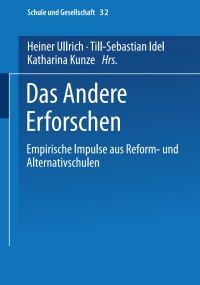 Cover image: Das Andere Erforschen 1st edition 9783810038449