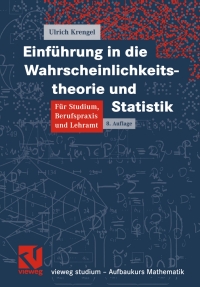 Immagine di copertina: Einführung in die Wahrscheinlichkeitstheorie und Statistik 8th edition 9783834800633