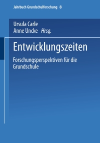 Titelbild: Entwicklungszeiten 1st edition 9783531143033