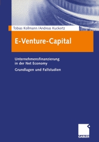 Cover image: E-Venture-Capital 9783409124102