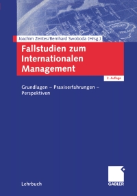 Titelbild: Fallstudien zum Internationalen Management 2nd edition 9783409215138