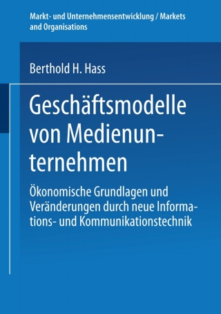 Cover image: Geschäftsmodelle von Medienunternehmen 9783824476541