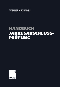 Cover image: Handbuch Jahresabschlussprüfung 9783409142533