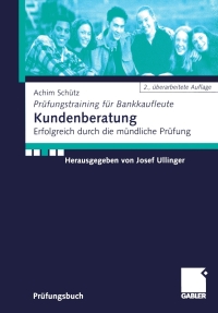 Cover image: Kundenberatung 2nd edition 9783409220637