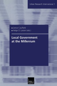 Imagen de portada: Local Government at the Millenium 1st edition 9783810031914