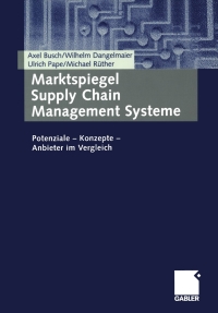 Titelbild: Marktspiegel Supply Chain Management Systeme 9783409124119