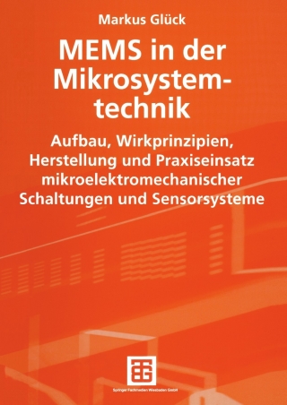 Imagen de portada: MEMS in der Mikrosystemtechnik 9783519005209