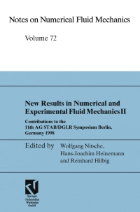 Cover image: New Results in Numerical and Experimental Fluid Mechanics II 1st edition 9783528031220