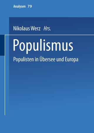 Imagen de portada: Populismus 1st edition 9783810037275
