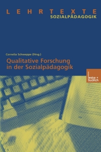 Cover image: Qualitative Forschung in der Sozialpädagogik 1st edition 9783810031655