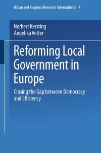 Cover image: Reforming Local Government in Europe 1st edition 9783810039583