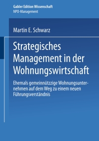 Omslagafbeelding: Strategisches Management in der Wohnungswirtschaft 9783824479665