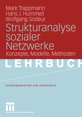 Cover image: Strukturanalyse sozialer Netzwerke 9783531143828