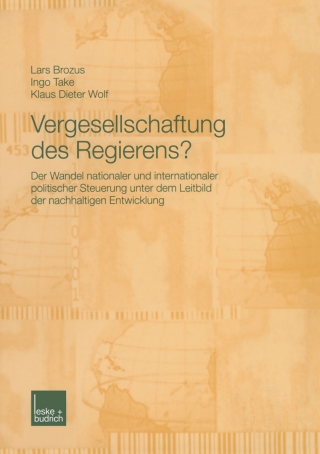 Imagen de portada: Vergesellschaftung des Regierens? 9783810038258