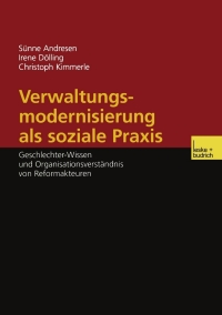 Immagine di copertina: Verwaltungsmodernisierung als soziale Praxis 9783810040589