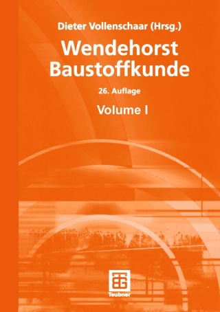 Cover image: Wendehorst Baustoffkunde 26th edition 9783835101326