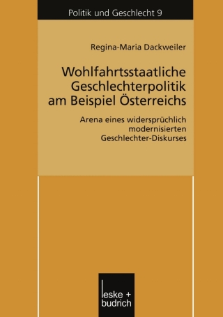 Cover image: Wohlfahrtsstaatliche Geschlechterpolitik am Beispiel Österreichs 9783810034427