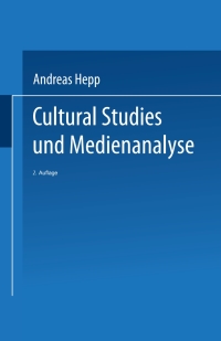 Imagen de portada: Cultural Studies und Medienanalyse 2nd edition 9783531231846