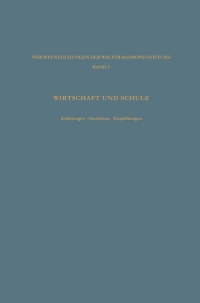 Imagen de portada: Wirtschaft und Schule 9783663127871