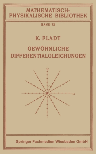 Cover image: Gewöhnliche Differentialgleichungen 9783663153948