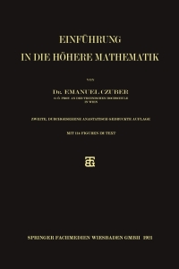 Cover image: Einführung in die höhere Mathematik 2nd edition 9783663154754