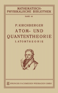 Cover image: Atom- und Quantentheorie 9783663156550