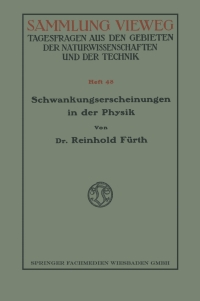 Cover image: Schwankungserscheinungen in der Physik 9783663198574