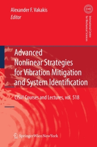 Omslagafbeelding: Advanced Nonlinear Strategies for Vibration Mitigation and System Identification 9783709102046