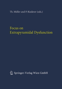 Cover image: Focus on Extrapyramidal Dysfunction 1st edition 9783211211144