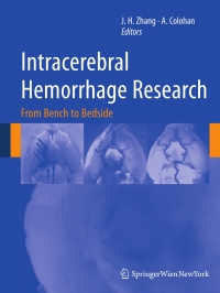 Titelbild: Intracerebral Hemorrhage Research 9783709106921
