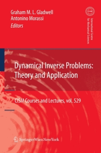Cover image: Dynamical Inverse Problems: Theory and Application 9783709106952