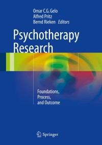 Immagine di copertina: Psychotherapy Research 9783709113813