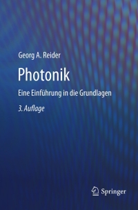 Cover image: Photonik 3rd edition 9783709115206
