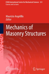 Titelbild: Mechanics of Masonry Structures 9783709117736