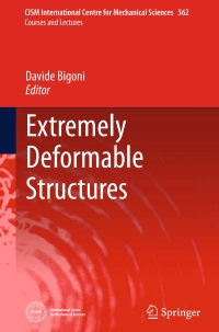 Cover image: Extremely Deformable Structures 9783709118764