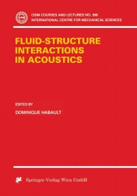Cover image: Fluid-Structure Interactions in Acoustics 1st edition 9783211831472