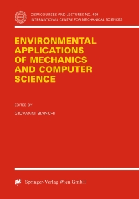 Cover image: Environmental Applications of Mechanics and Computer Science 1st edition 9783211831526