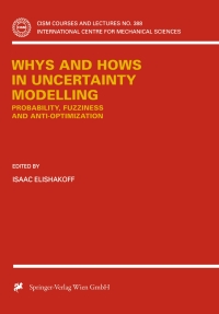 Titelbild: Whys and Hows in Uncertainty Modelling 1st edition 9783211831557