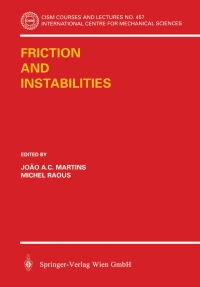 Immagine di copertina: Friction and Instabilities 1st edition 9783211836958