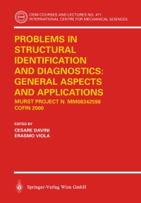 Cover image: Problems in Structural Identification and Diagnostics: General Aspects and Applications 1st edition 9783211204924