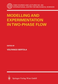 Omslagafbeelding: Modelling and Experimentation in Two-Phase Flow 1st edition 9783211207574