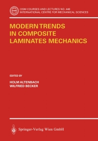 Imagen de portada: Modern Trends in Composite Laminates Mechanics 1st edition 9783211203026