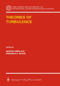 Imagen de portada: Theories of Turbulence 1st edition 9783211836941
