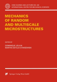 صورة الغلاف: Mechanics of Random and Multiscale Microstructures 1st edition 9783211836842