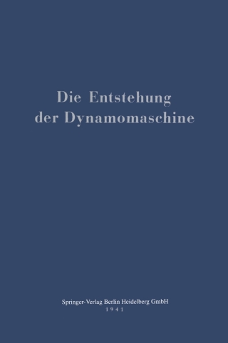 Imagen de portada: Die Entstehung der Dynamomaschine 9783709130445