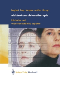 Cover image: Elektrokonvulsionstherapie 1st edition 9783211838792
