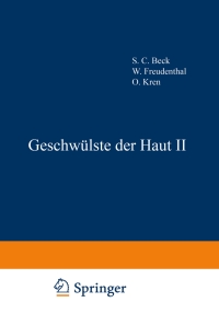 Cover image: Geschwülste der Haut 2 9783709159569